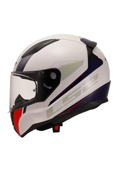 LS2 RAPID 2 DRIVEWAY BEYAZ-MAVI KASK - 2