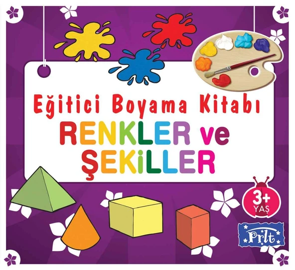 Eğitici Boyama Kitabı - Renkler ve Şekiller ürün görseli