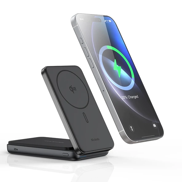 Mcdodo MC-6310 10000mAh 20W Kablosuz Powerbank Katlanabilir Stand ürün görseli 1