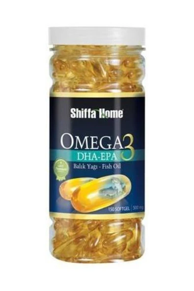 SHİFFA HOME Omega 3 Balık Yağı Dha Epa 500 Mg 150 Softjel Kapsül