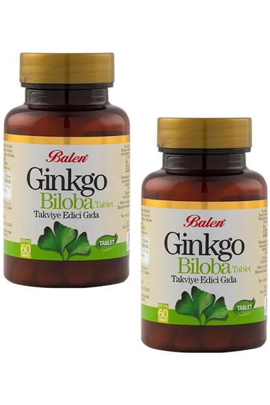 BALEN 2 Kutu Ginkgo Biloba Tablet 60 X 600 Mg