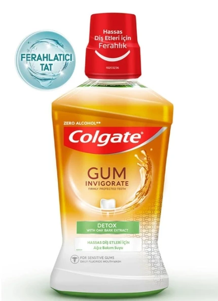 Colgate Plax Gum Invıgorate Hassas Diş Etleri İçin Ağız Bakım Suyu 500 Ml ürün görseli 1