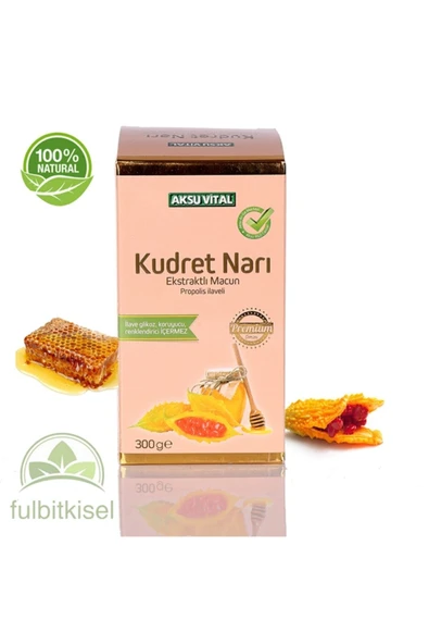 AKSU VİTAL Propolis Ilaveli Kudret Narı Ekstraktlı Macun 300 Gr - 2