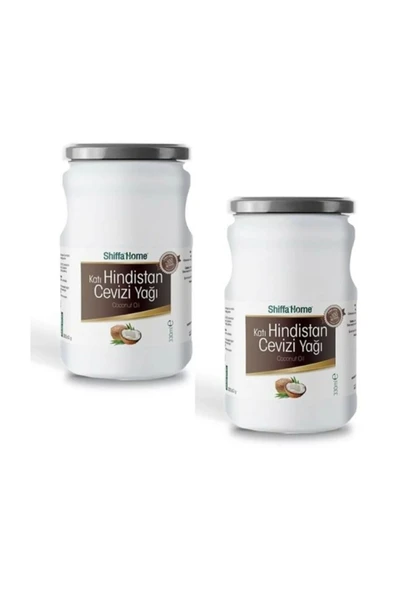 SHİFFA HOME Katı Hindistan Cevizi Yağ 330 ml X 2 Adet