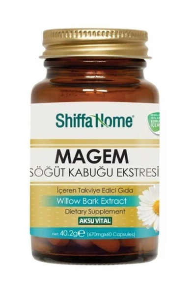 AKSU VİTAL Bitkisel Magem Söğüt Kabuğu Ekstresi Kapsül