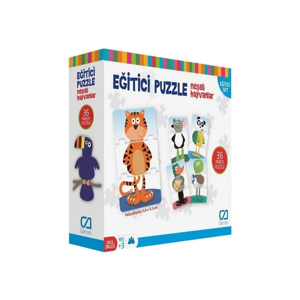 CA Games Hayvanlar 40 Parça Çocuk Puzzle ürün görseli