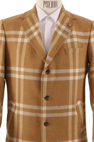 Erkek Slim Fit Kaban - Resim 8