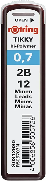 Rotring Tikky Okul Seti 0.7 mm Mavi Versatil Kalem + Silgi + Uç - Resim 3