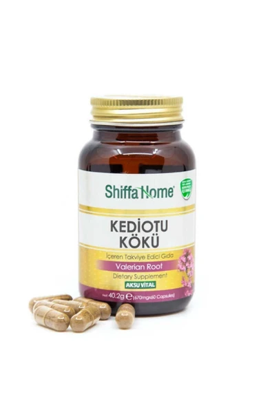 SHİFFA HOME Kediotu Kökü Kapsül Kedi Otu Kökü 60 Kapsül