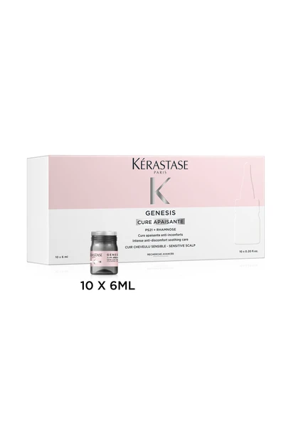 Kerastase Genesis Cure - Apaisante Rahatlatıcı Yoğun Bakım Kürü 10*6ml - Resim 4