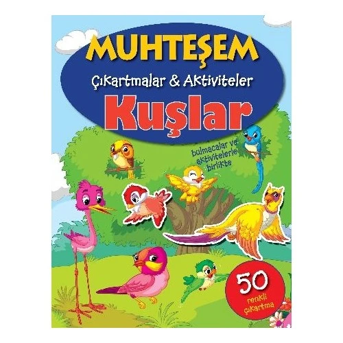 Kuşlar - Muhteşem Çıkartmalar ve Aktiviteler ürün görseli
