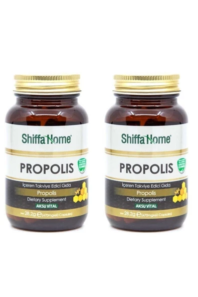 SHİFFA HOME Propolis Kapsül 470 Mg 60 Adet X 2 Adet