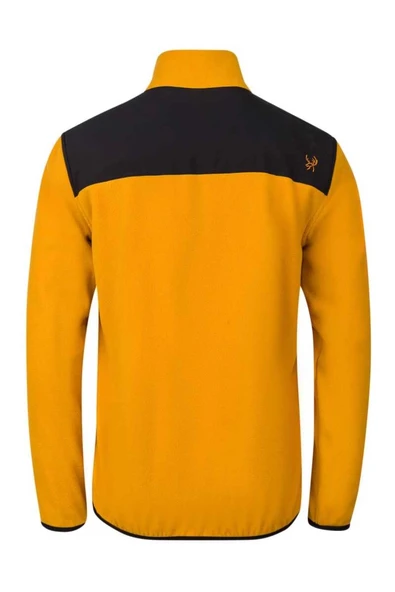 2AS Cliff Erkek Parçalı İnce Polar Sweatshirt Hardal - 3