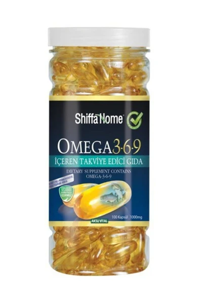 SHİFFA HOME Omega 3-6-9 100 Kapsül
