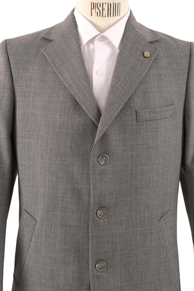 Erkek Slim Fit Kaban - Resim 4