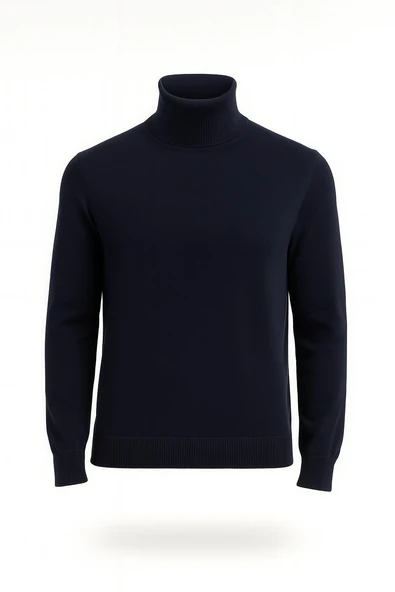 Huffa Erkek Slim Fit Boğazlı Erkek Triko-7430 - 12