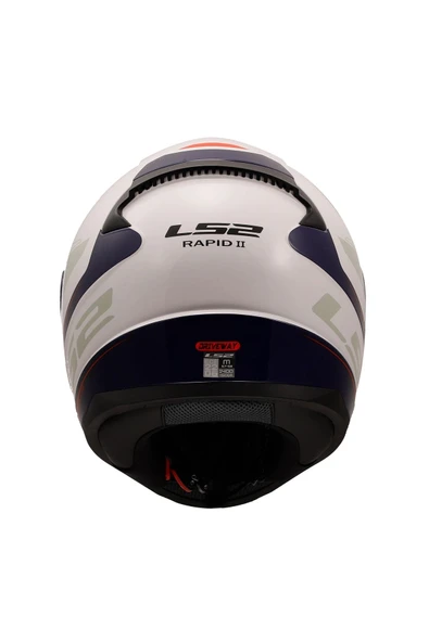 LS2 RAPID 2 DRIVEWAY BEYAZ-MAVI KASK - 5