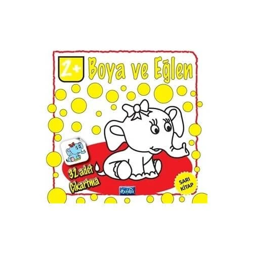 Boya ve Eğlen - Sarı Kitap - 32 Adet Çıkartma ürün görseli