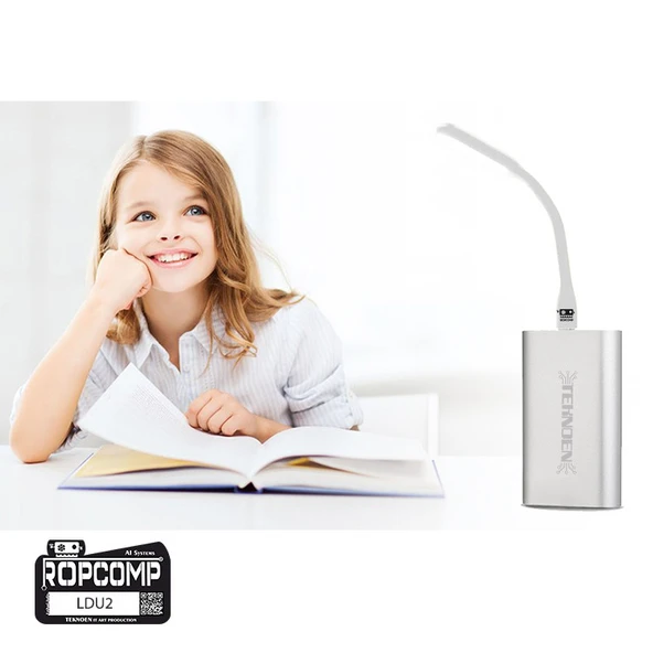Ropcomp USB LED Işık Esnek Okuma ve Klavye Lambası (Beyaz) - Resim 4