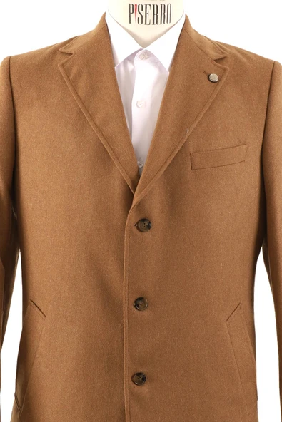 Erkek Slim Fit Kaban - Resim 4