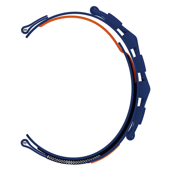 Huawei GT2 46mm Uyumlu-112 22mm Orbital Örgülü Halat Tasarımlı Naylon Kumaş Hasır Kordon - Resim 6