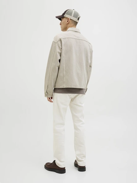 JACK JONES Mıke Model Rahat Kesim Kot Pantolon 12273537 - Resim 6