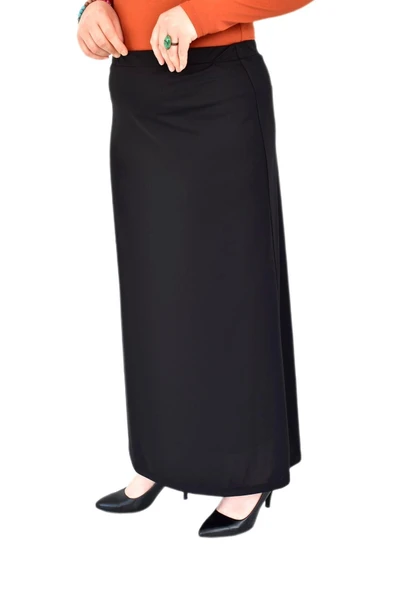 Kadın Uzun Lastikli Kalem Etek BGL-ST04727 - Resim 3