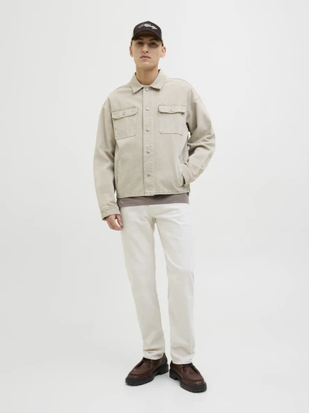 JACK JONES Mıke Model Rahat Kesim Kot Pantolon 12273537 - Resim 2