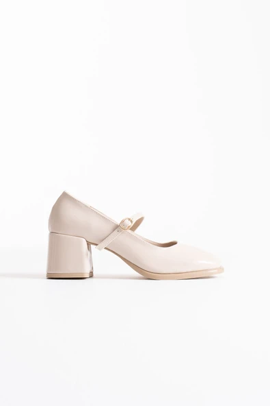 Blown Bej Rugan Kadın Topuklu Ayakkabı - Resim 11