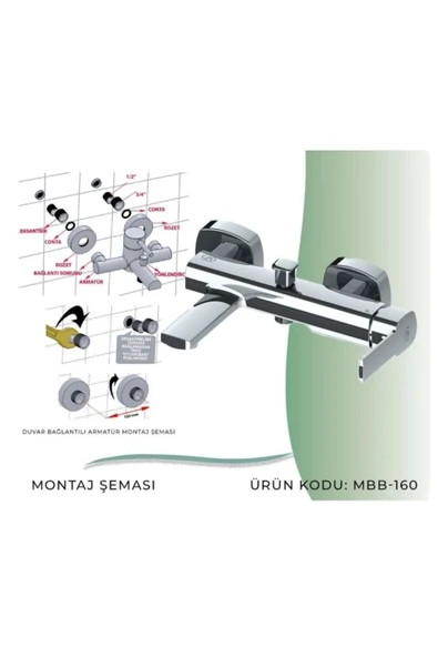 GPD Adnoss Pedra Banyo Bataryası Mbb160 - 2