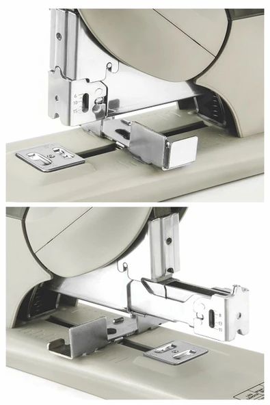 Büyük Boy Zımba Makinesi 1 Adet 9210 Arşiv Tipi Zımba Makinası 210 Yaprak Kapasiteli Zımba Teli Hediyeli Kollu Zımba - 3