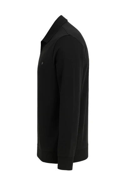 Gewer Erkek Slim Fit Uzun Kol Polo Yaka Sweatshırt-7428 - 6