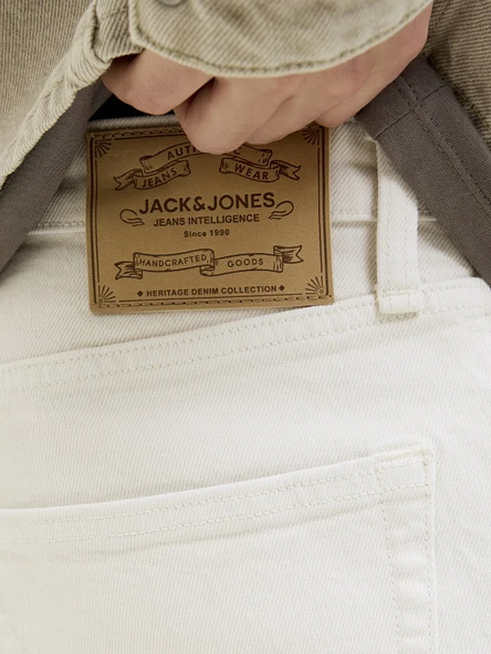 JACK JONES Mıke Model Rahat Kesim Kot Pantolon 12273537 - Resim 7