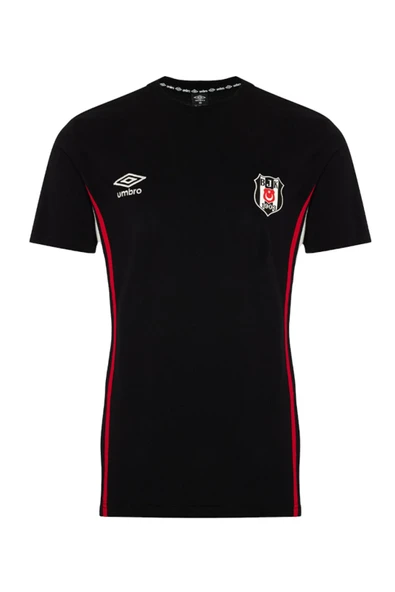 Beşiktaş Orijinal Lisanslı Antrenman Siyah Bisiklet Yaka T-Shirt ürün görseli