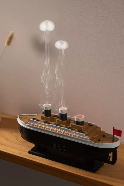 Blackbird 299 Dekoratif Titanic Gemi Aroma Difüzör & Nemlendirici |250 Ml Uzaktan Kumandalı, Zaman Ayarlı - 7