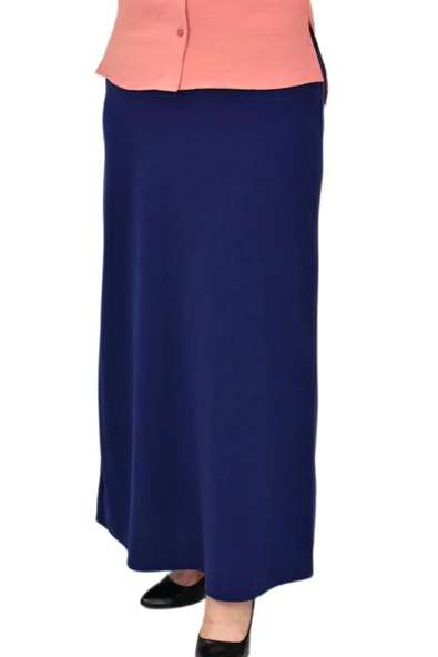 Kadın Uzun Lastikli Kalem Etek BGL-ST04727 - Resim 4