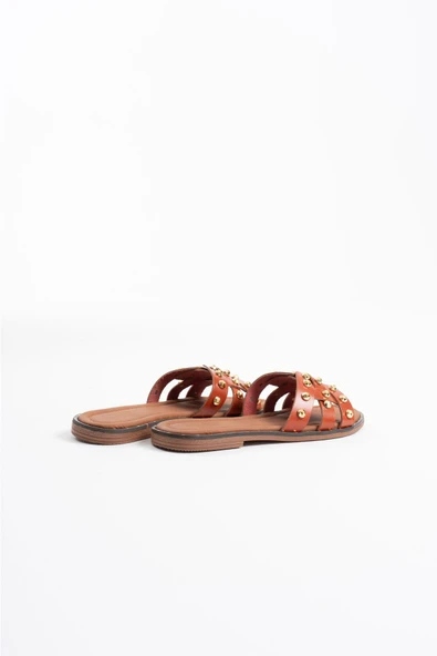 Loose Kiremit Hakiki Deri Terlik - Resim 3