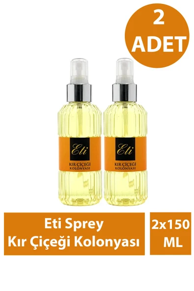 Eti Sprey Kır Çiçeği Kolonyası 150 ml 2 Adet ürün görseli 1