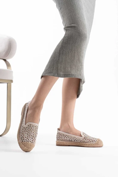 Dune Kadın Bej Espadril Ayakkabı - 10
