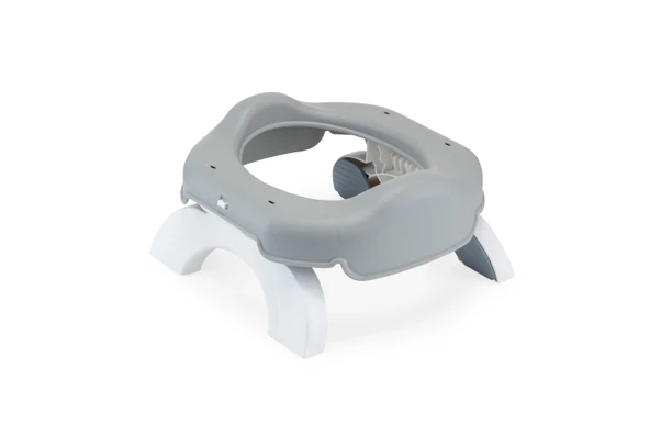 Babyjem Portatif Katlanabilir Lazımlık Soft Gri New Color