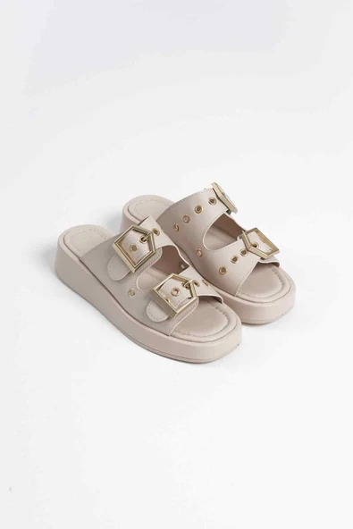 Glos Bej Cilt Terlik - Resim 7