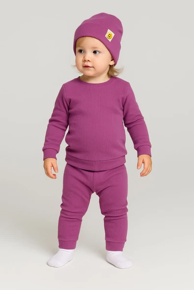 Unisex 3'Lü Kaşkorse Bebe Takım ürün görseli