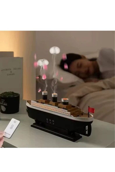 Blackbird 299 Dekoratif Titanic Gemi Aroma Difüzör & Nemlendirici |250 Ml Uzaktan Kumandalı, Zaman Ayarlı - 2