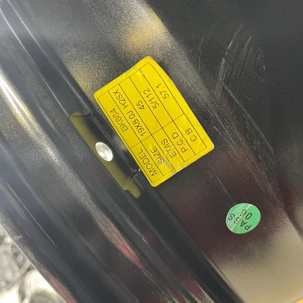 BK-864 8*19 5*112 ET45 57,1 HYP SILVER JANT 4 lü Takım ürün görseli