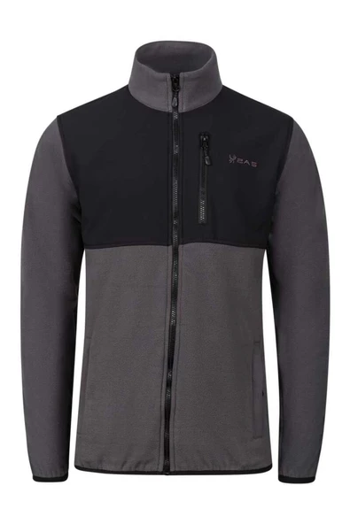 2AS Cliff Erkek Parçalı İnce Polar Sweatshirt Antrasit