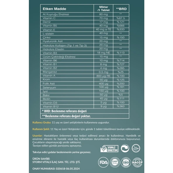 Storm Vitals Hair Skin Nails - 4
