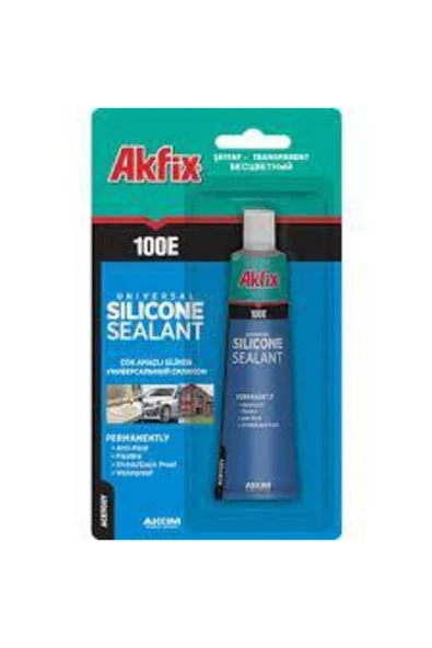 Akfix 100 E Silikon 50 ml Şeffaf Tüp