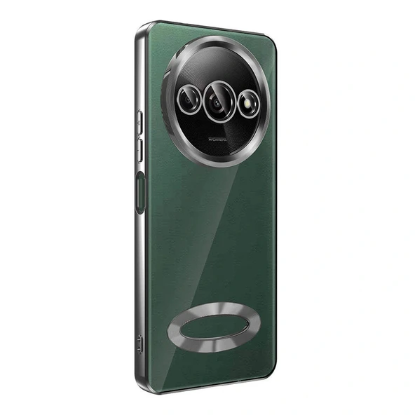 Xiaomi Redmi A3 4G 2024 Kılıf Kamera Korumalı Logo Gösteren Omega Kapak - Resim 2