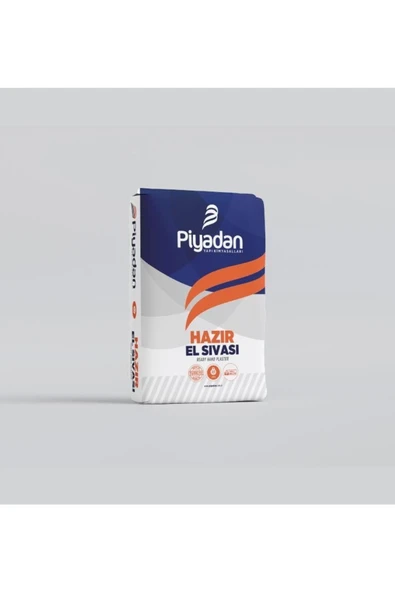 PİYADAN Çimento Esaslı Hazır El Sıvası (25kg/trb)