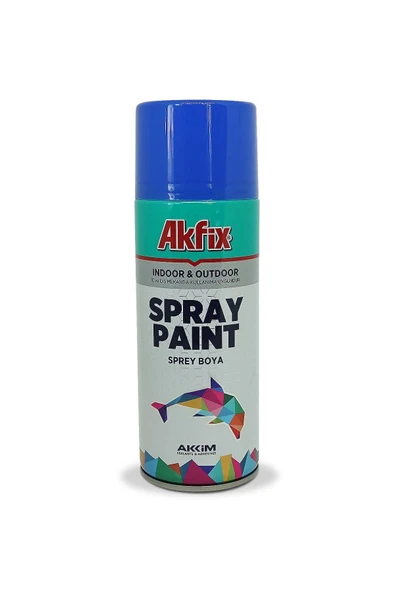 Akfix Parlak Mavi Ral5010 Akrilik Sprey Boya 400ml